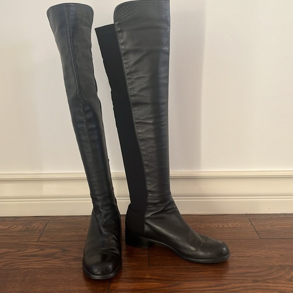 Stuart Weitzman 50/50 over the knee boot - Picture 3 of 9